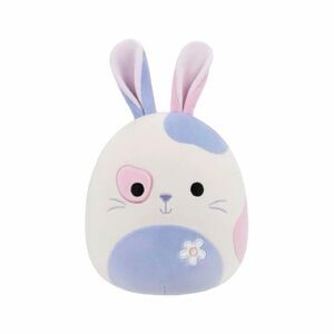 Squishmallow Rosalind The White, Periwinkle And Pink Dutch Rabbit NWT